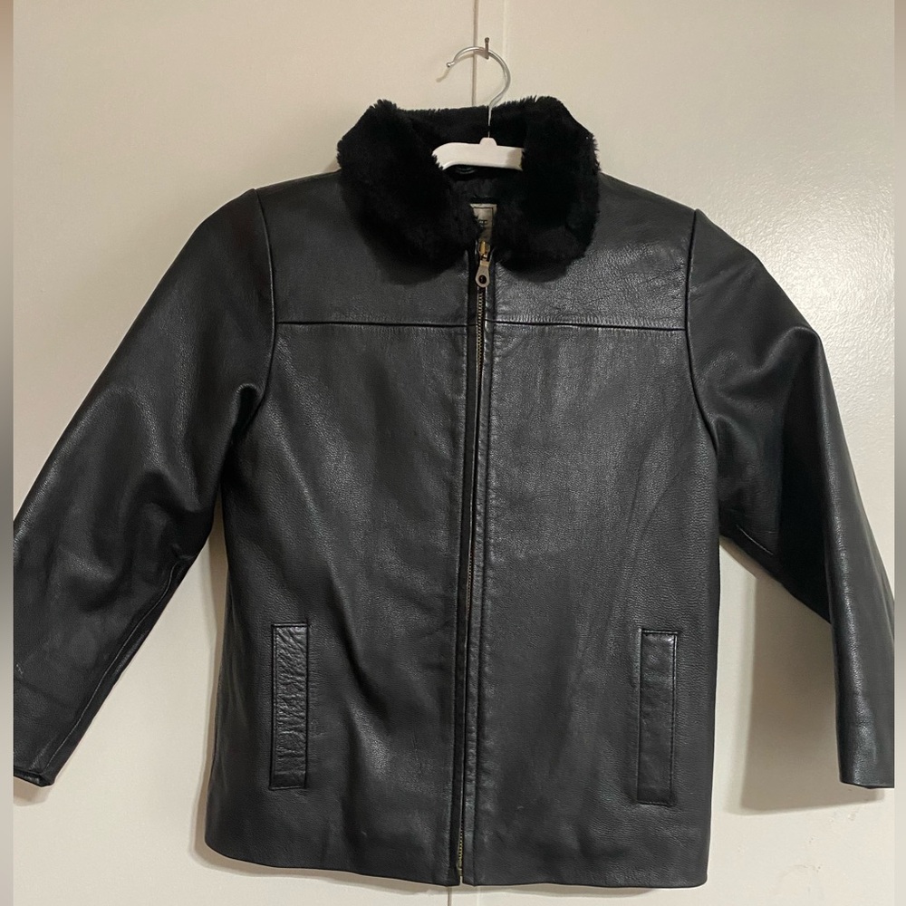 Cherokee Children’s Black Leather Jacket